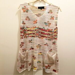 Nicole Sabbattini Floral‎ Retro Style Tank Top